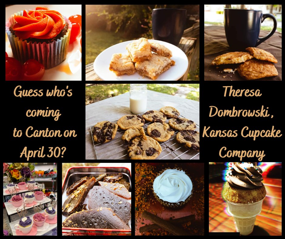 Theresa Dombrowski Collage with cupcakes and other goodies